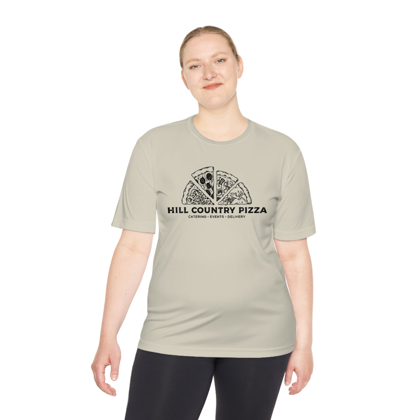 Hill Country Pizza - Unisex Moisture Wicking Tee