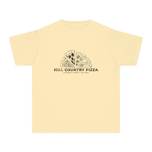 Hill Country Pizza - Youth Comfort Colors Midweight Tee